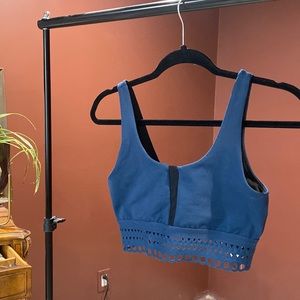 Zella cut out waist bra